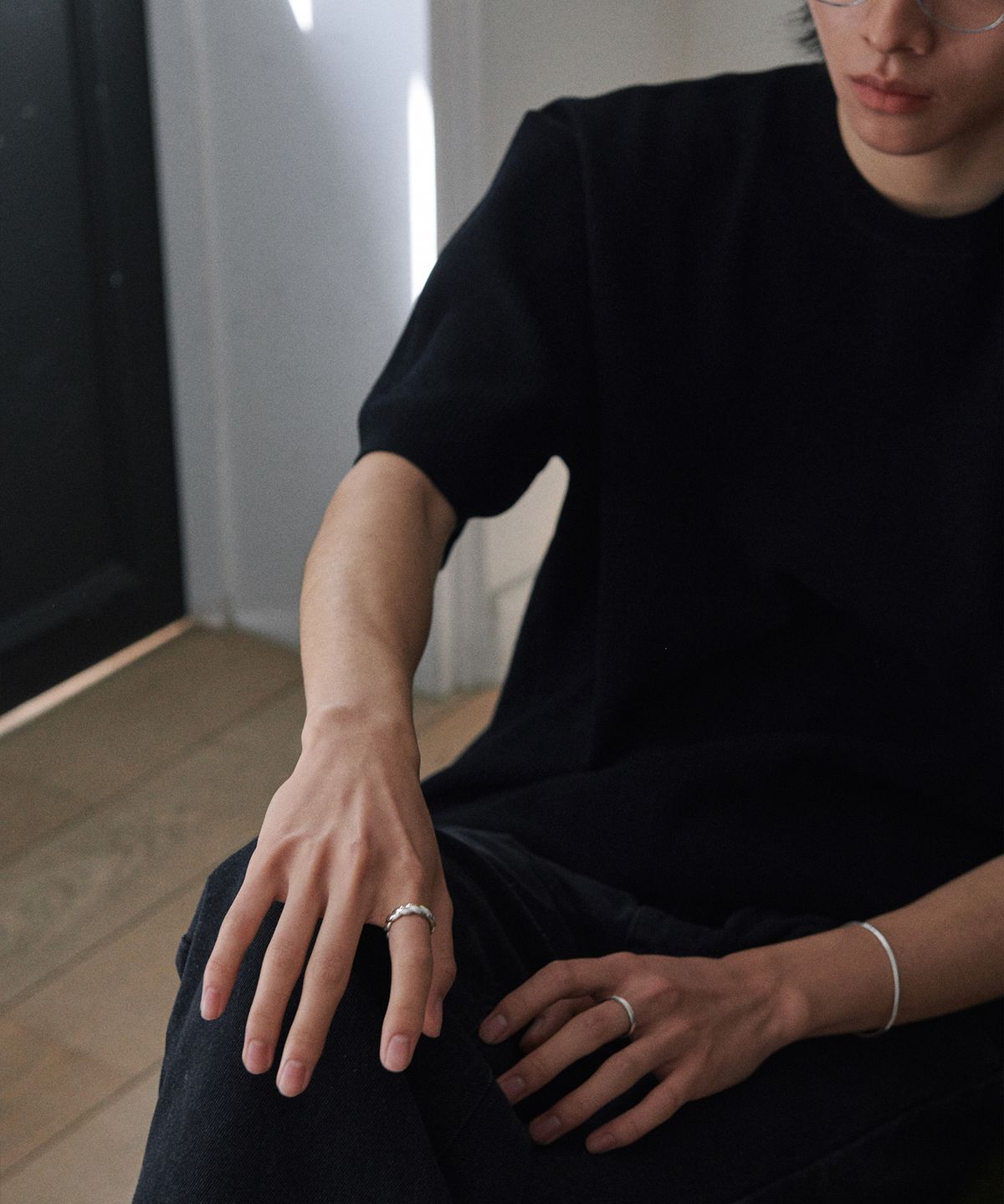 베흐트(VERTE) [Mens][925 silver] Cinq.silver.217 / grand bout ring