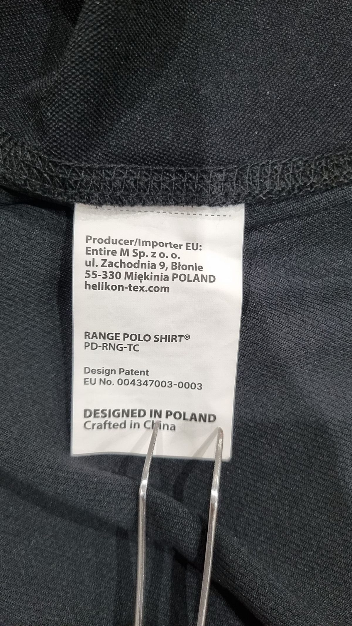 헬리콘텍스(HELIKONTEX) 레인지 폴로 셔츠 블랙 XL