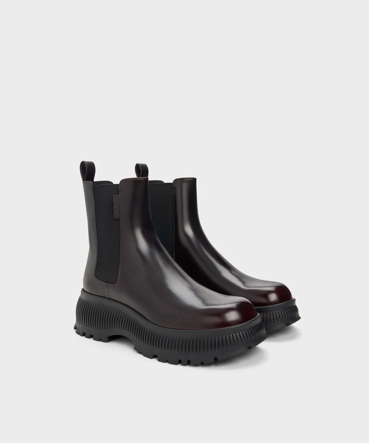 찰스앤키스(CHARLES & KEITH) 다라 리지드 솔 앵클 부츠 2colors CK1-90360442