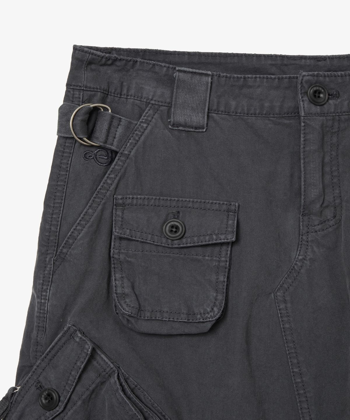 에이이에이이(AEAE) UTILITY WORK SKIRT [CHARCOAL]