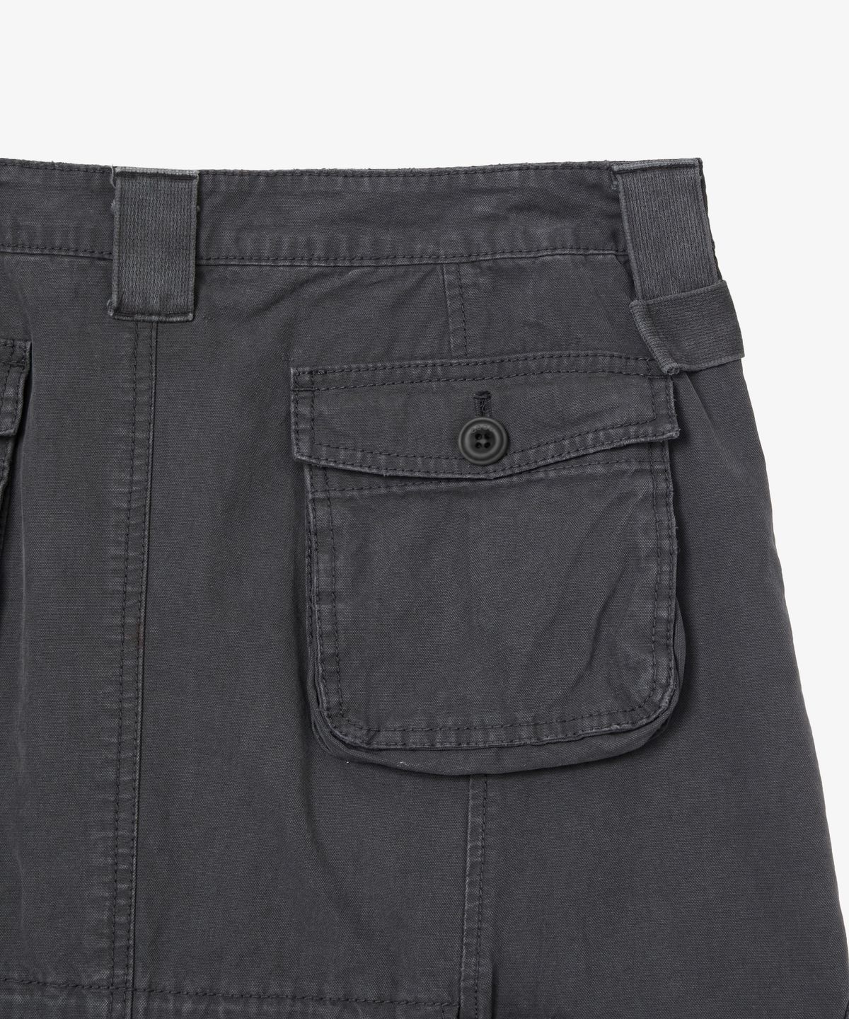 에이이에이이(AEAE) UTILITY WORK SKIRT [CHARCOAL]