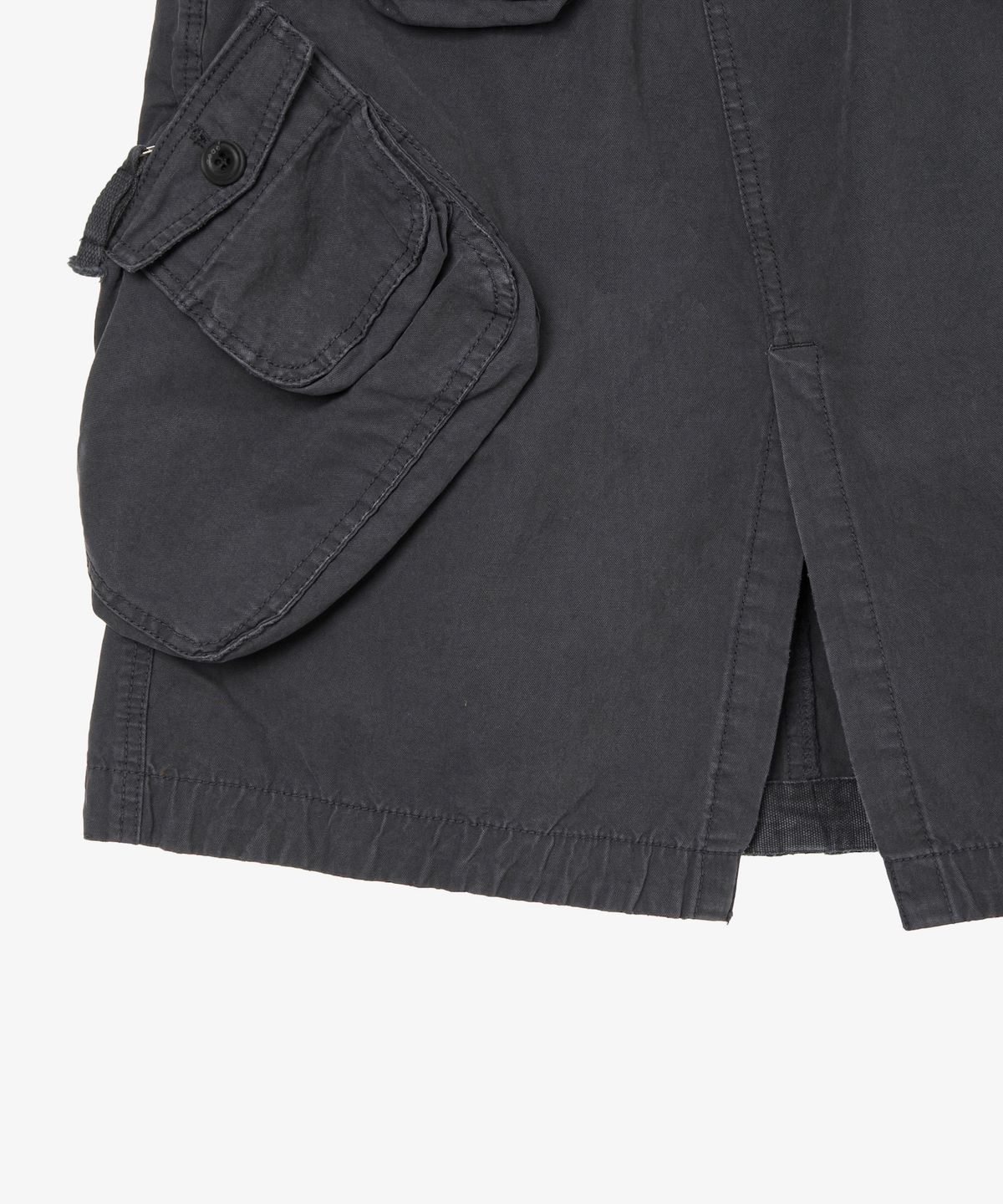 에이이에이이(AEAE) UTILITY WORK SKIRT [CHARCOAL]