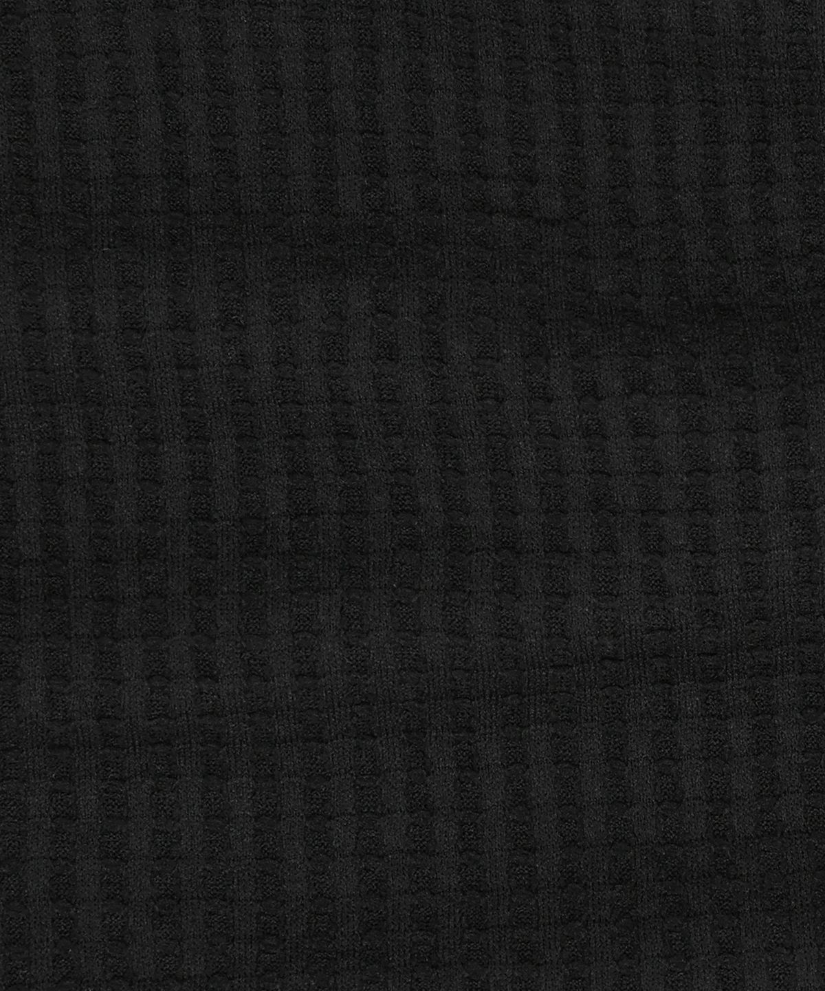 썬러브투어(SUNLOVETOUR) Aero Waffle LS Tee Black
