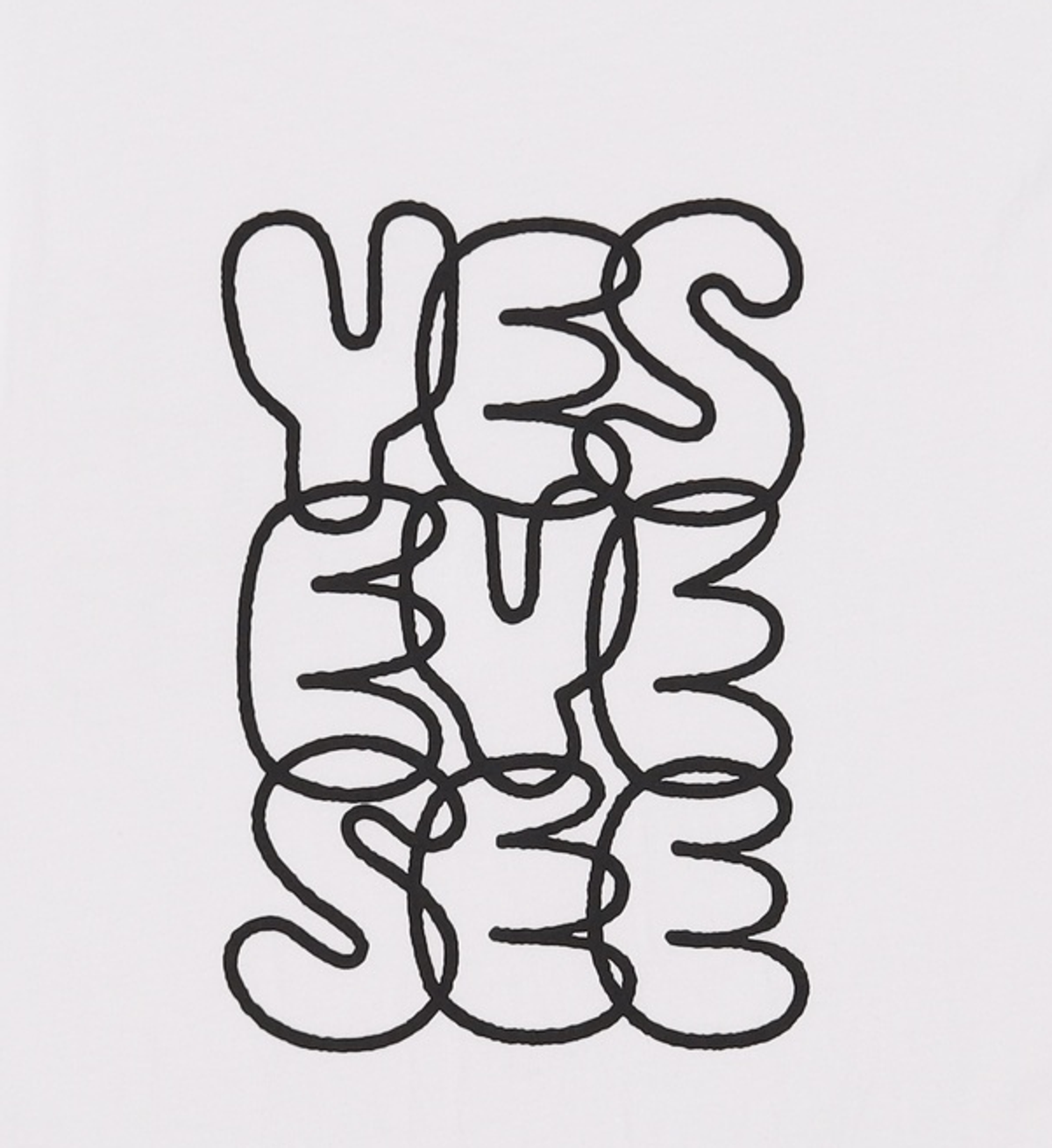 예스아이씨(YESEYESEE) C-Logo Tee Blue L