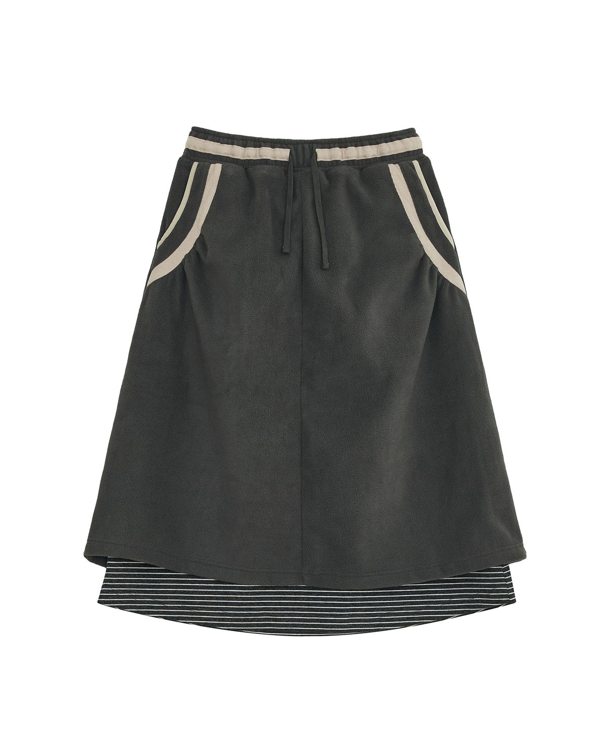 데프가먼츠(DEFGARMENTS) FLEECE BALLOON SKIRT [2COLOR]
