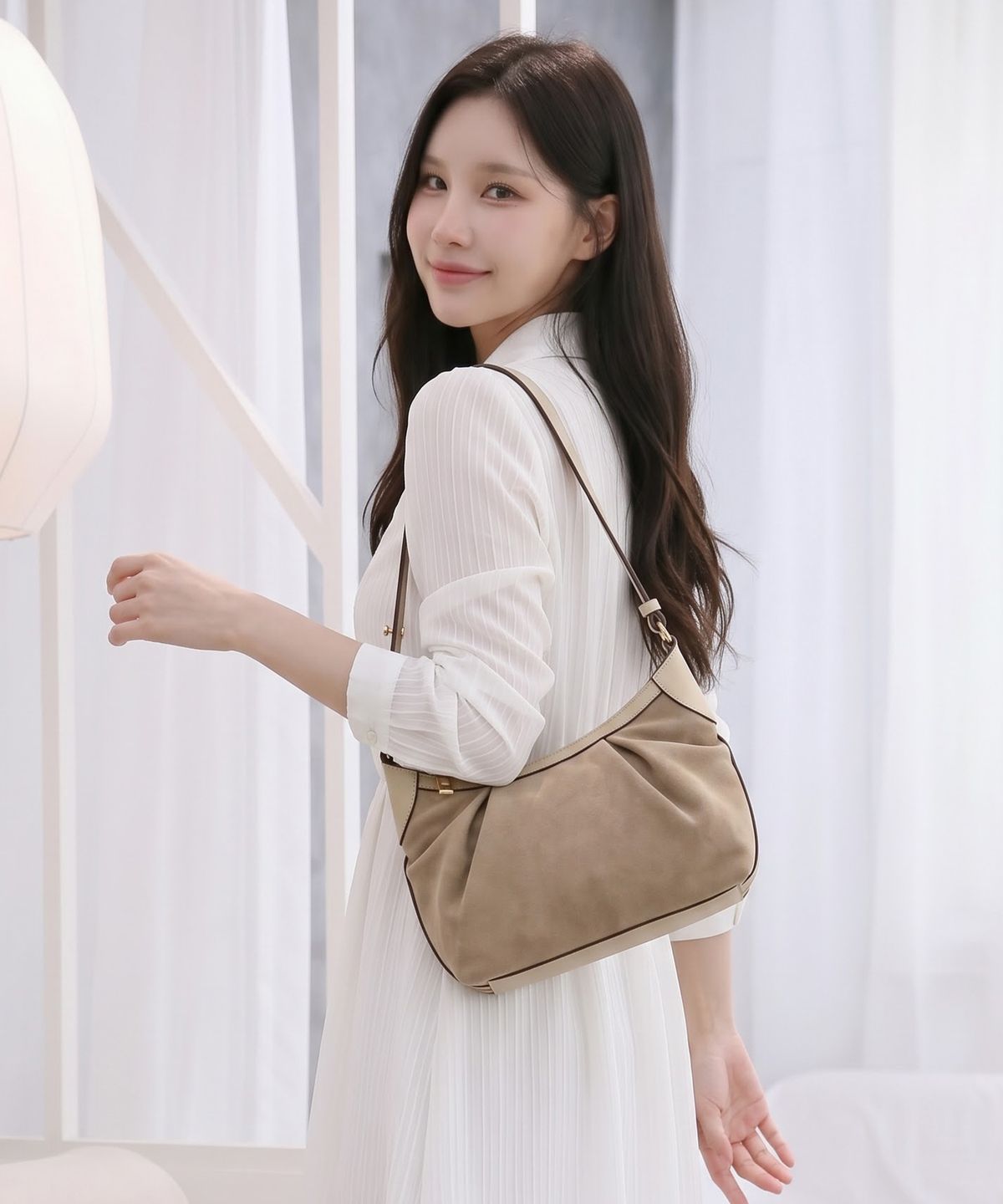 케이일일오(K115) Rion Suede Shoulder Bag (리온 스웨이드 숄더백)_4colors