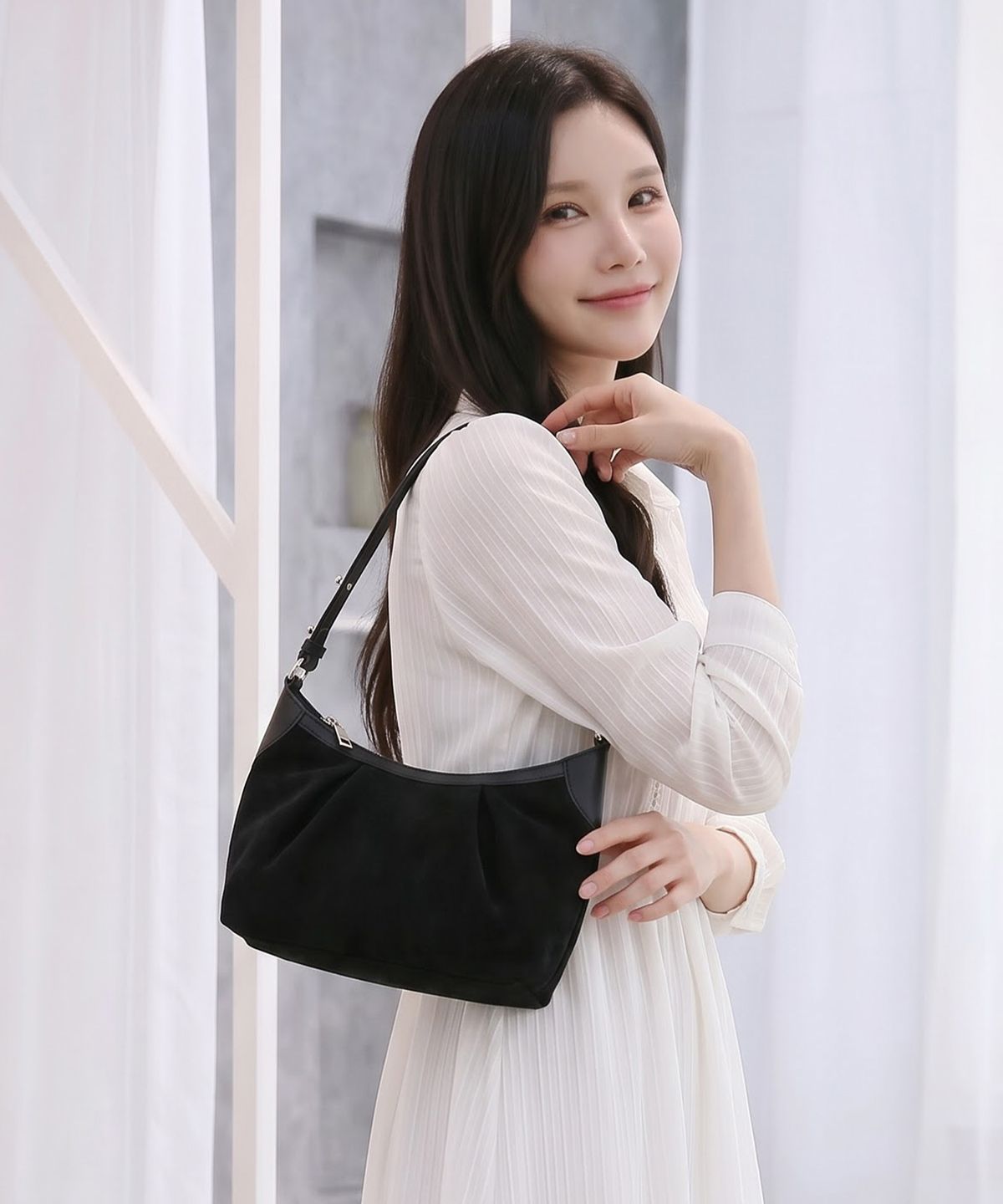 케이일일오(K115) Rion Suede Shoulder Bag (리온 스웨이드 숄더백)_4colors