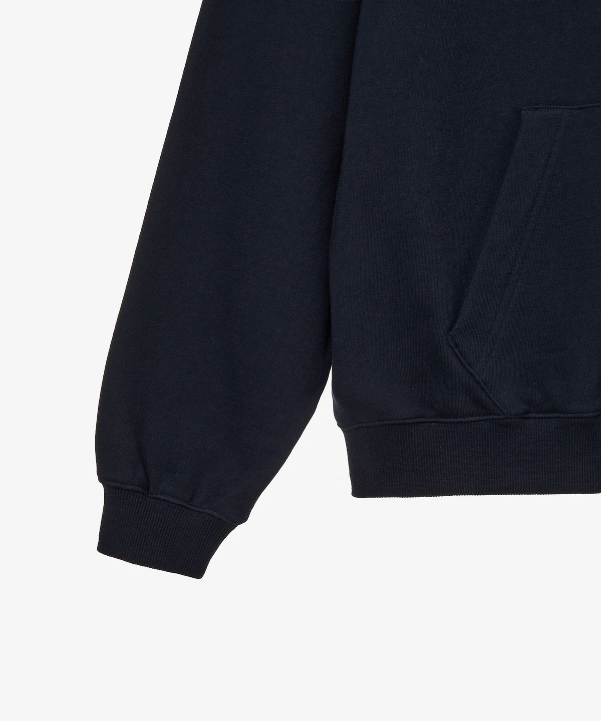 에이이에이이(AEAE) APPLIQUE FLOWER LOGO HOODIE [NAVY]