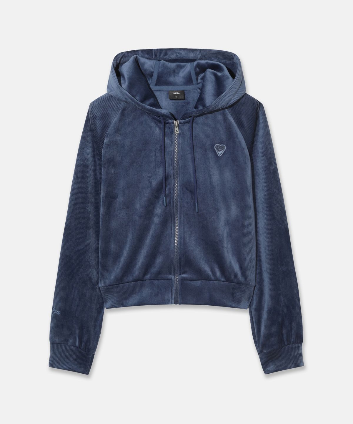 네파(NEPA) 7M66160 여자 여성 그린마인드 벨벳 코듀로이 후디 자켓