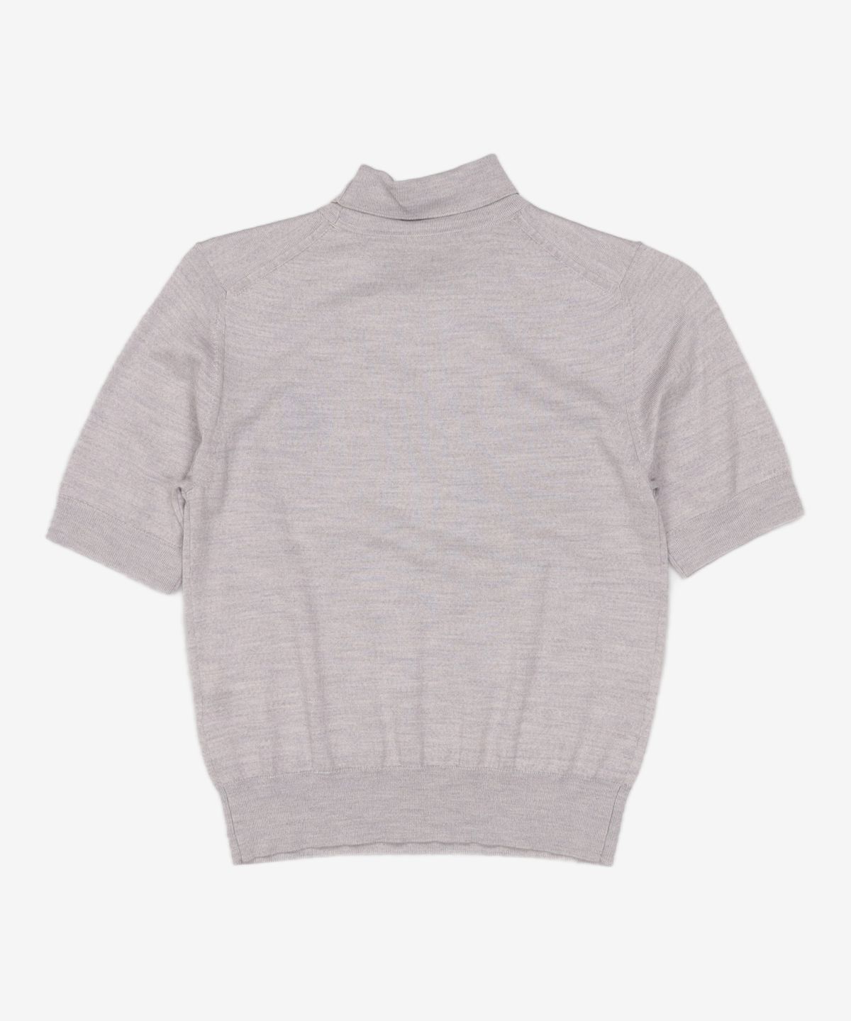코텔로(KOTELO) Wool Simbol Point Highneck Halfsleeve Pullover  Blue Grey S
