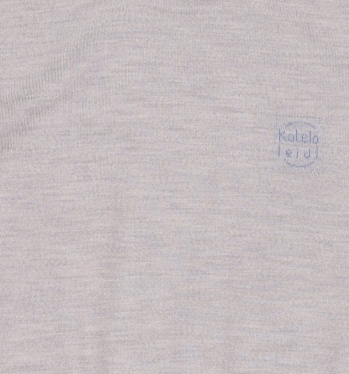 코텔로(KOTELO) Wool Simbol Point Highneck Halfsleeve Pullover  Blue Grey S