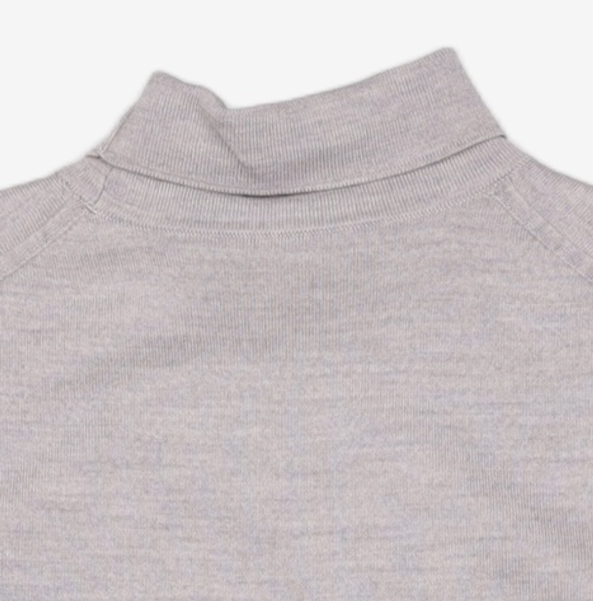 코텔로(KOTELO) Wool Simbol Point Highneck Halfsleeve Pullover  Blue Grey S