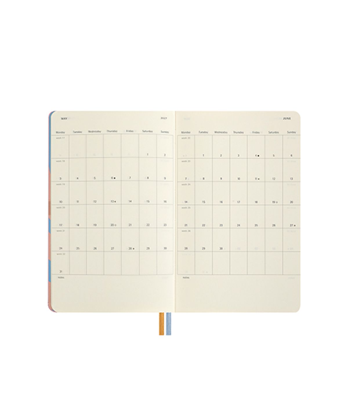 몰스킨(MOLESKINE) [26앨리스]위클리/핑크 하드 L