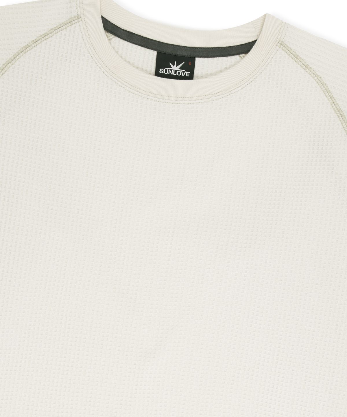 썬러브투어(SUNLOVETOUR) Aero Waffle LS Tee Ivory