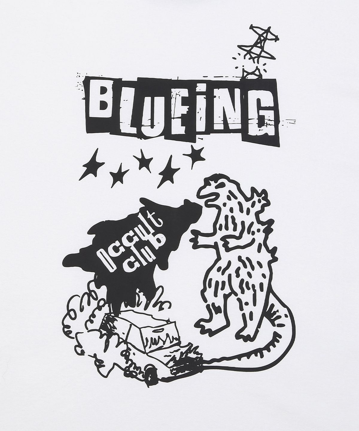 블루잉(BLUEING) BLUEING OCCULT CLUB LONG SLEEVE [WHITE]