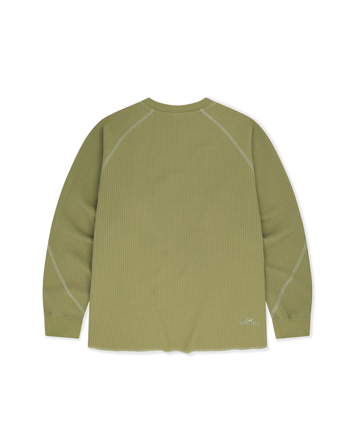 썬러브투어(SUNLOVETOUR) Aero Waffle LS Tee Light Olive