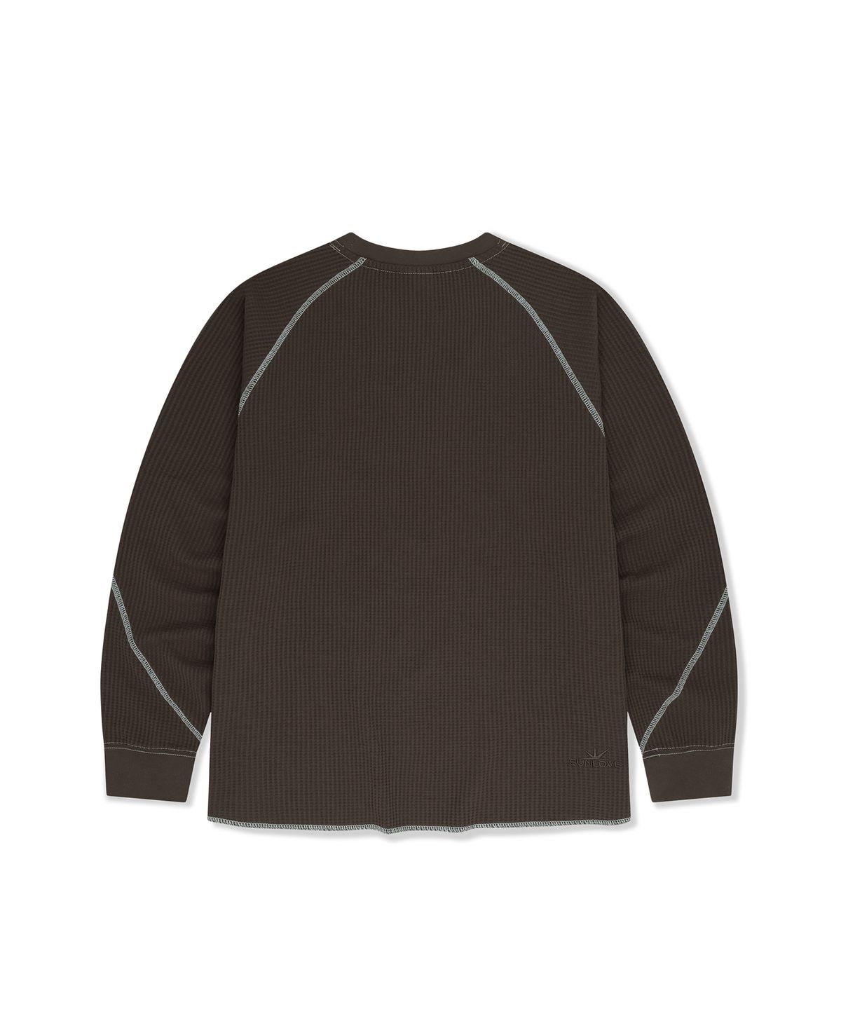 썬러브투어(SUNLOVETOUR) Aero Waffle LS Tee Brown