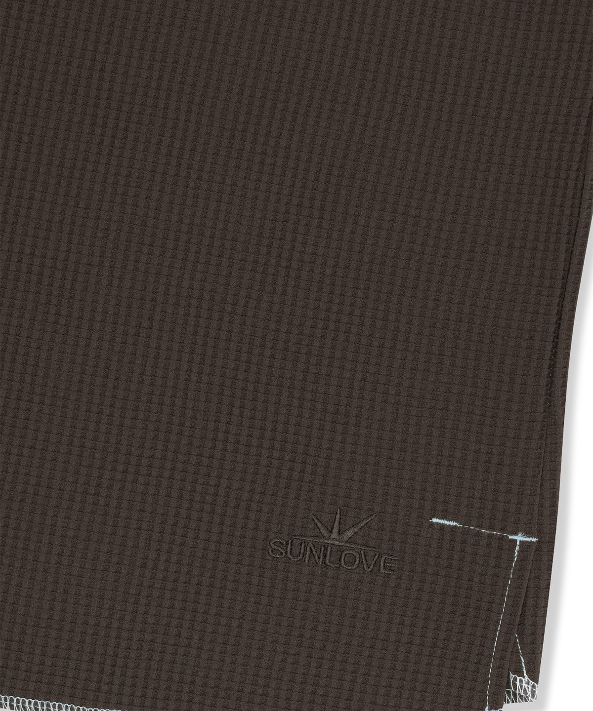 썬러브투어(SUNLOVETOUR) Aero Waffle LS Tee Brown