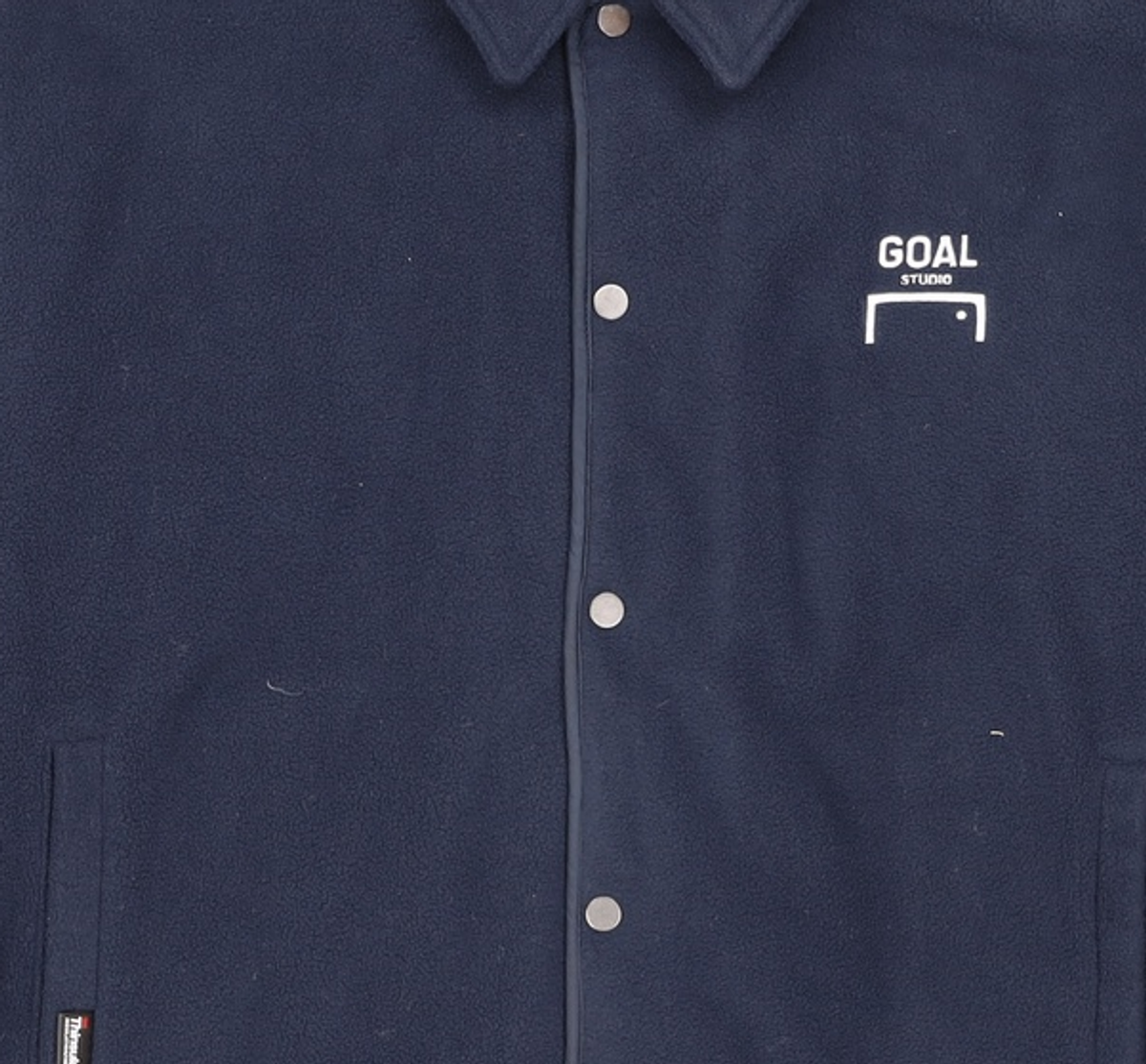 골스튜디오(GOALSTUDIO) OVERSIZED FLEECE SHIRTS JACKET - BLACK L