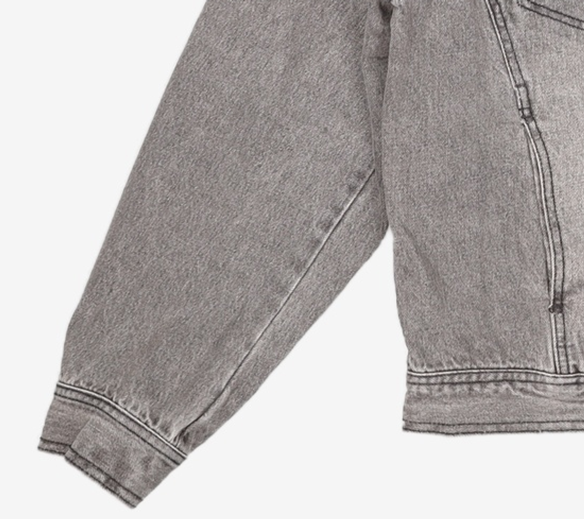 86로드(86ROAD) SOLID WASHING DENIM TRUCKER GREY L