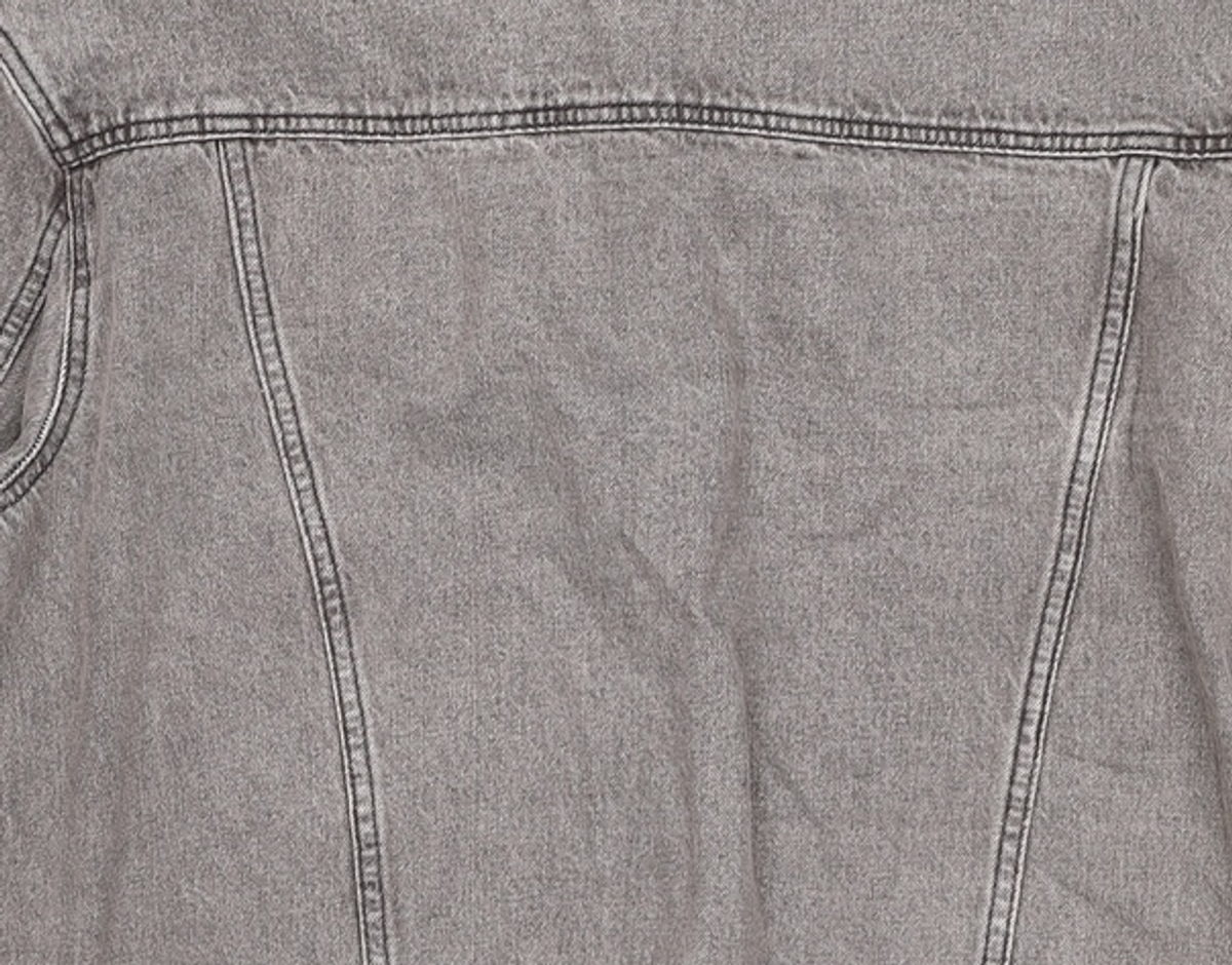 86로드(86ROAD) SOLID WASHING DENIM TRUCKER GREY L