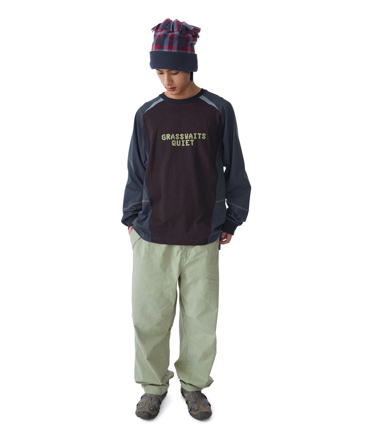썬러브투어(SUNLOVETOUR) Quiet Training LS Tee Brown