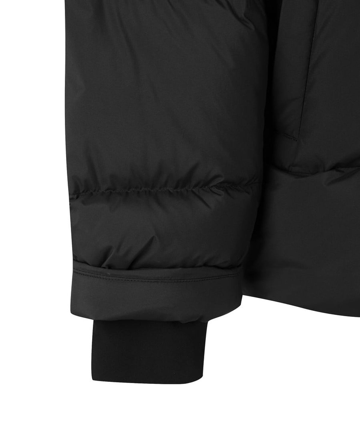디스커버리 익스페디션(DISCOVERY EXPEDITION) 남성 베른 하이브리드 구스다운 숏패딩 (BLACK)