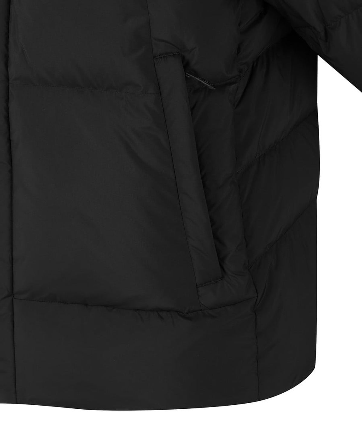 디스커버리 익스페디션(DISCOVERY EXPEDITION) 남성 베른 하이브리드 구스다운 숏패딩 (BLACK)