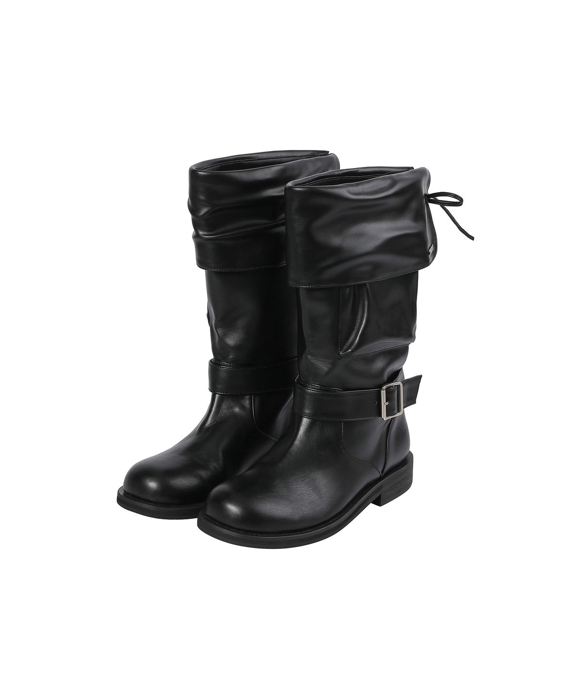 미세키서울(MISEKI SEOUL) Folding pocket boots BLACK