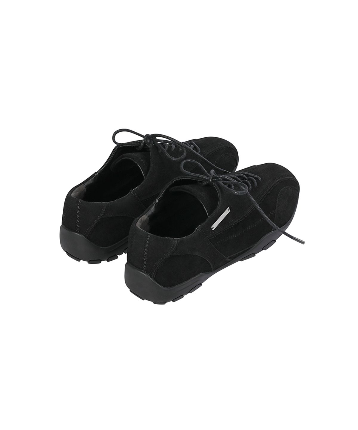 미세키서울(MISEKI SEOUL) Diagonal suede sneakers BLACK