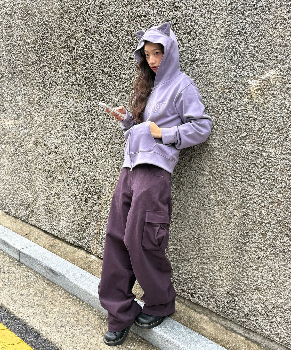 잇자바이브(ITZAVIBE) LOW-RISE SIDE POCKET PANTS