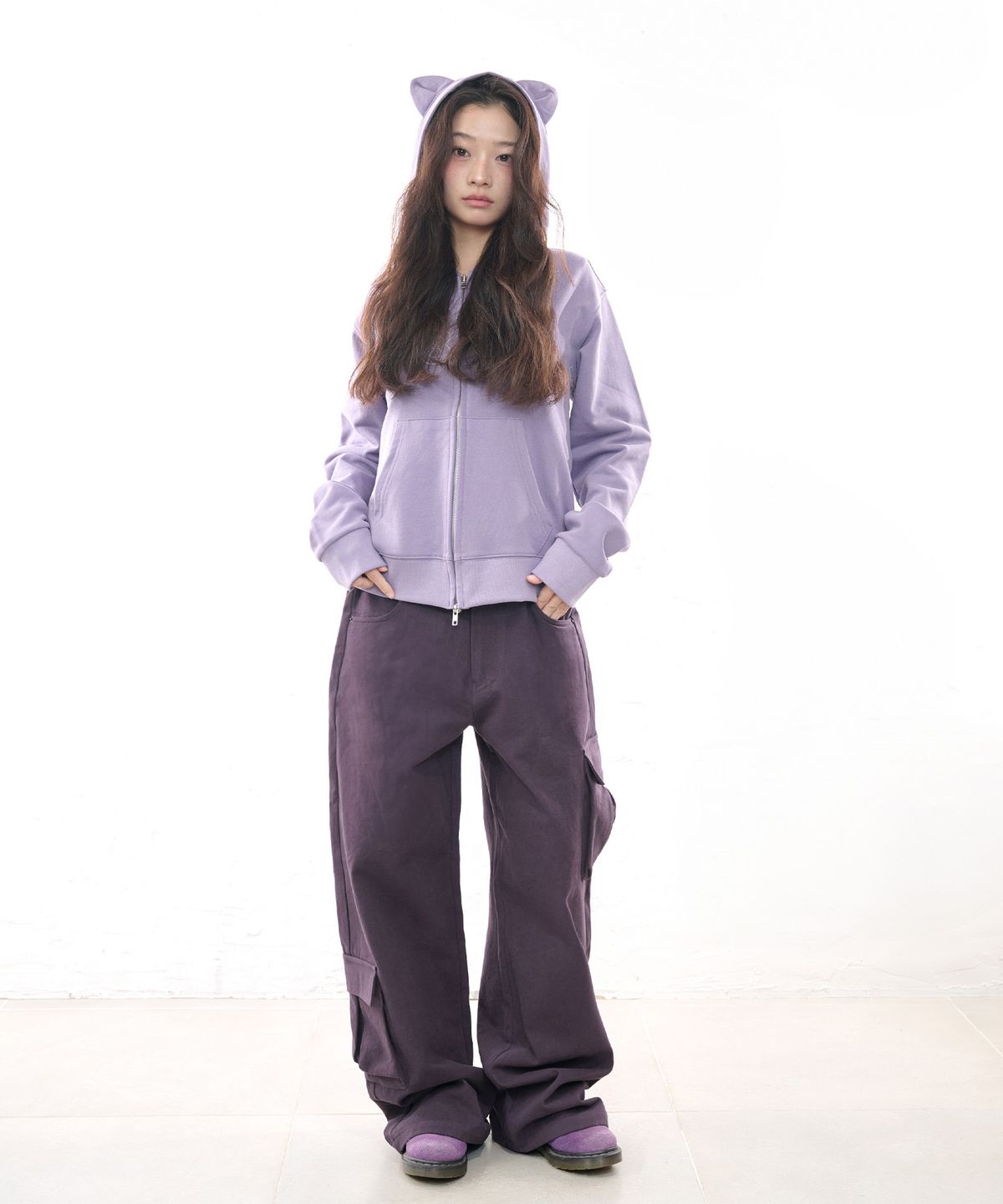 잇자바이브(ITZAVIBE) LOW-RISE SIDE POCKET PANTS