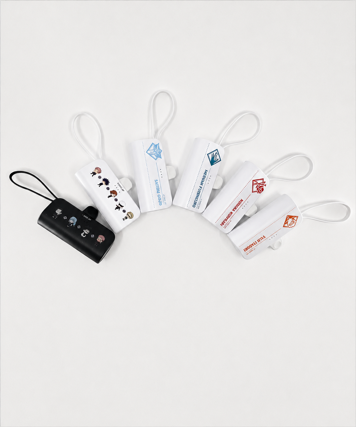 에잇클로드(8CLOTHE) 주술회전 시부야사변 도킹형 보조배터리 C타입 8핀 5000mAH