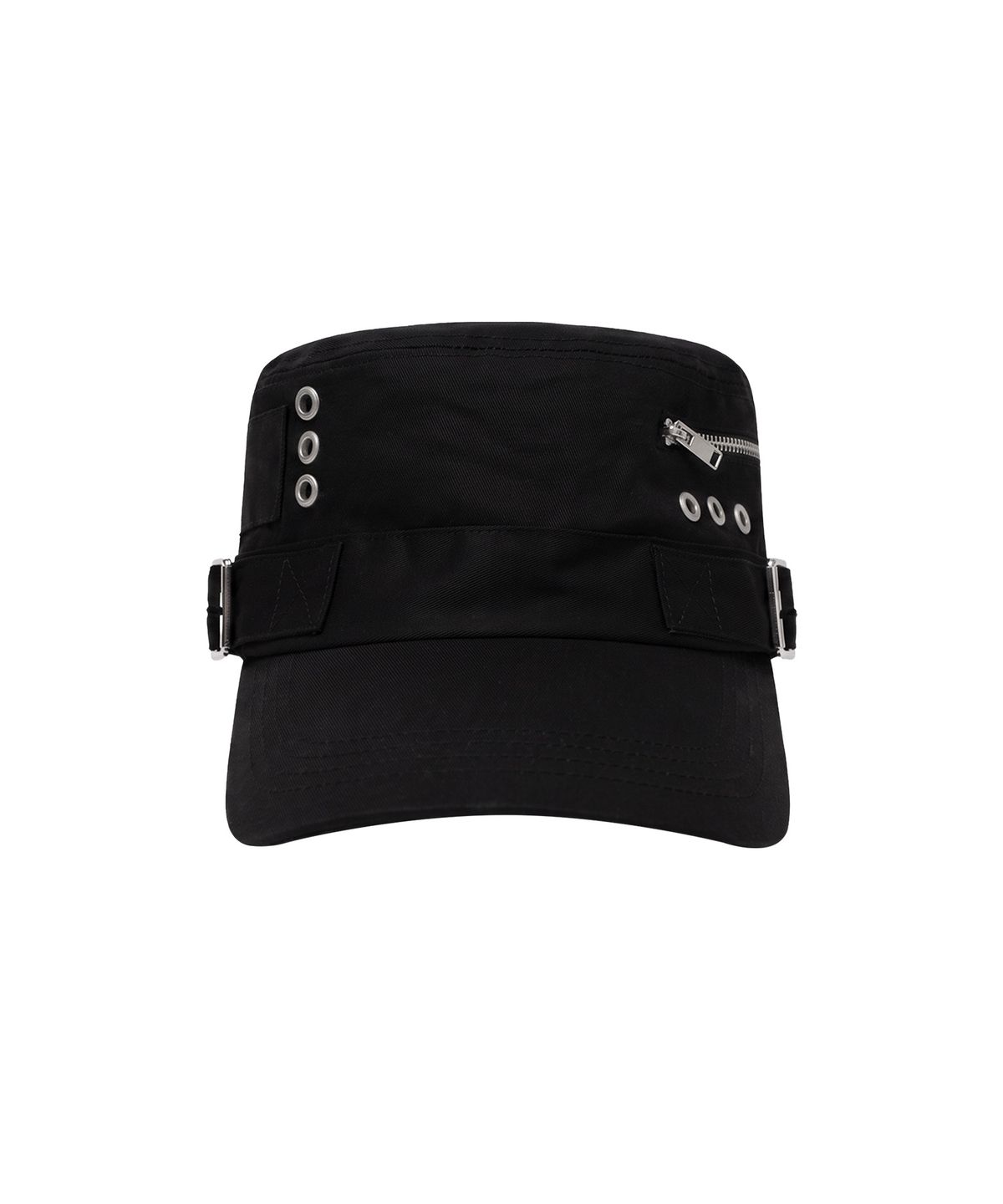 팬시클럽(FANCY CLUB) 벨티드 밀리터리 캡 (BLACK) F26ZE411