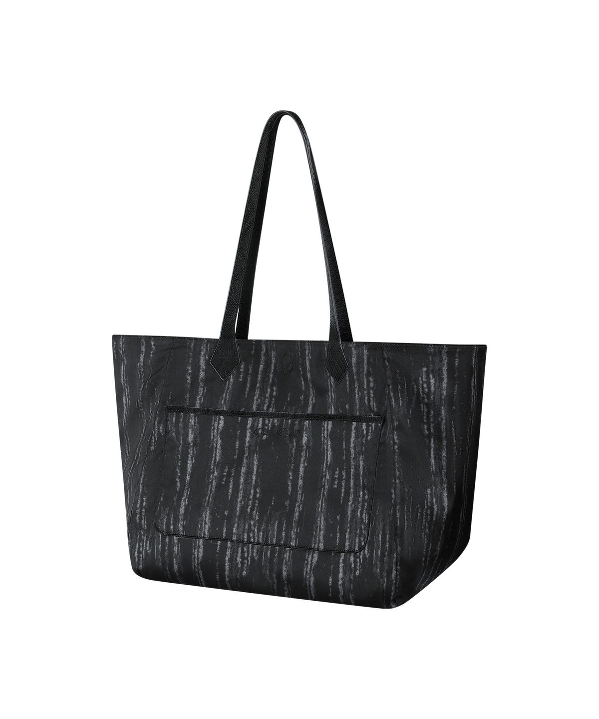 팬시클럽(FANCY CLUB) 2-WAY 레더 빅백 (BLACK) F26ZE407