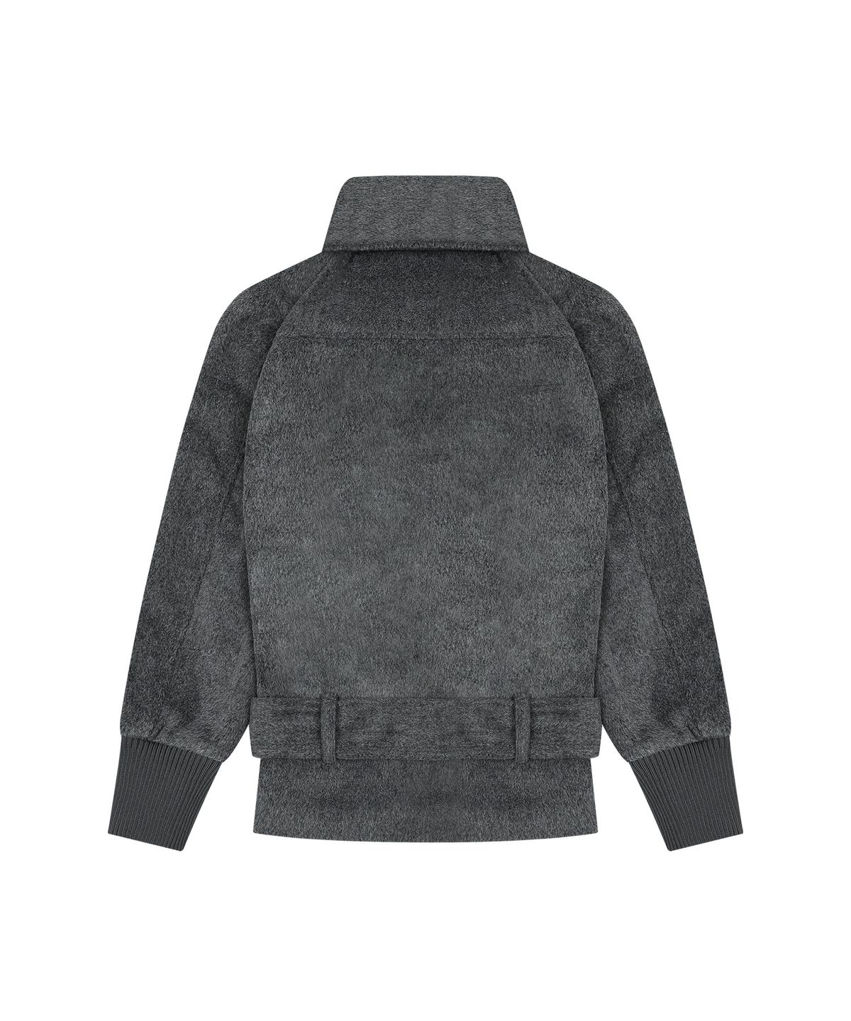 팬시클럽(FANCY CLUB) 하이넥 토글 하프 코트 (MELANGE GRAY) F26ZA505