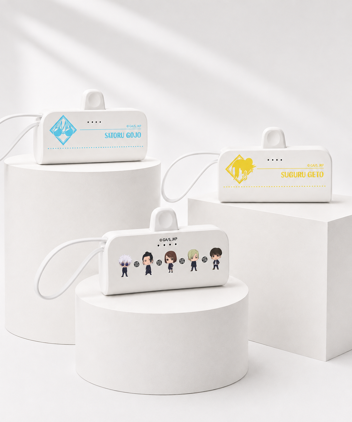 에잇클로드(8CLOTHE) 주술회전 회옥옥절 도킹형 보조배터리 C타입 8핀 5000mAH