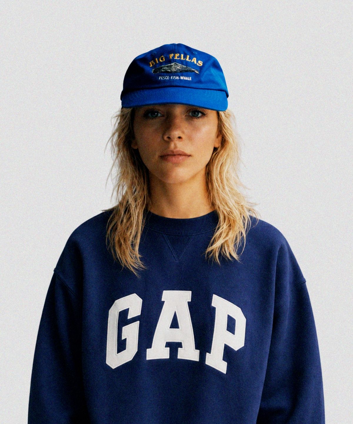 페셰(PESCE) Billi Washed Cap - BF Sperm whale