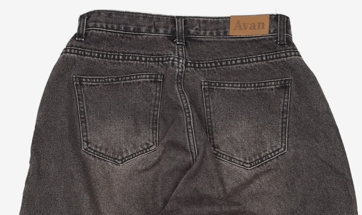 어반드레스(AVANDRESS) Brush Destroyed Denim Pants BLACK M