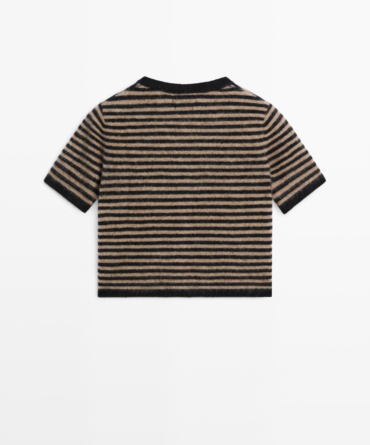 마시모두띠(MASSIMO DUTTI) 100% 울 반팔 니트 가디건