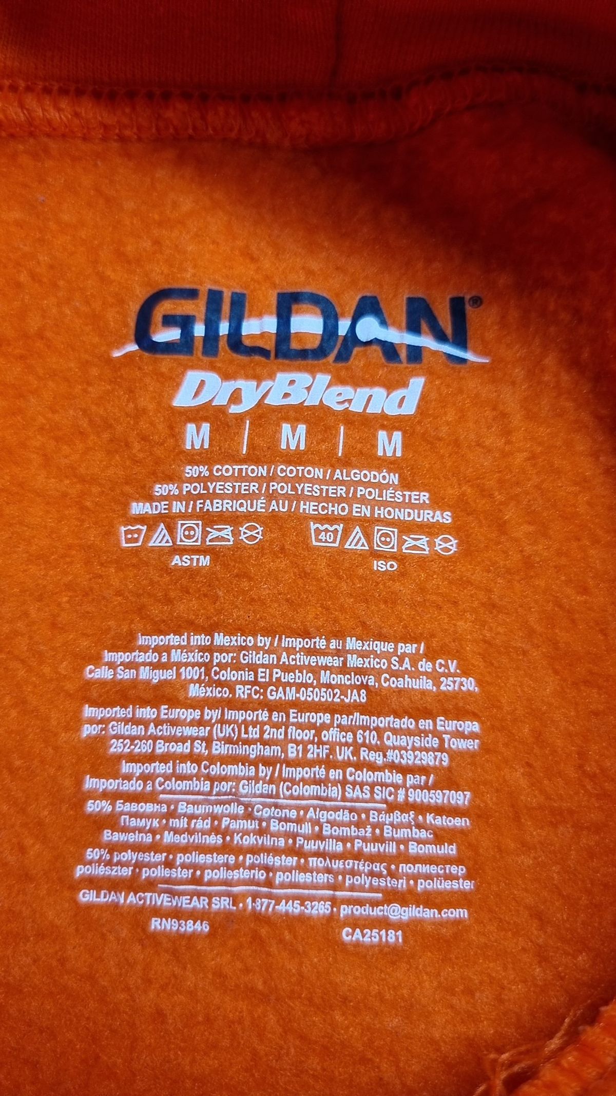 길단(GILDAN) 후드 티셔츠 M