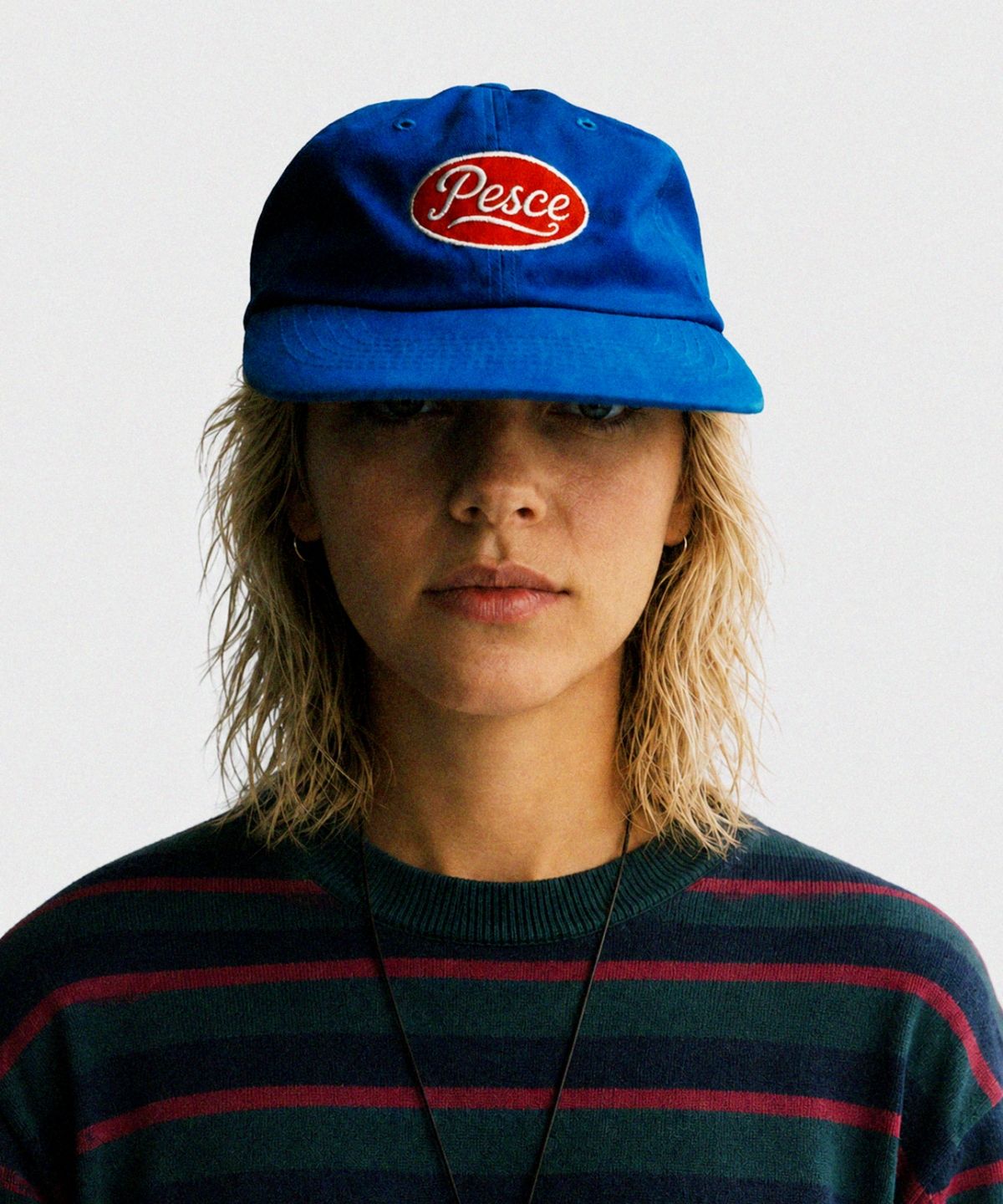 페셰(PESCE) Billi Washed Cap - Red Patch