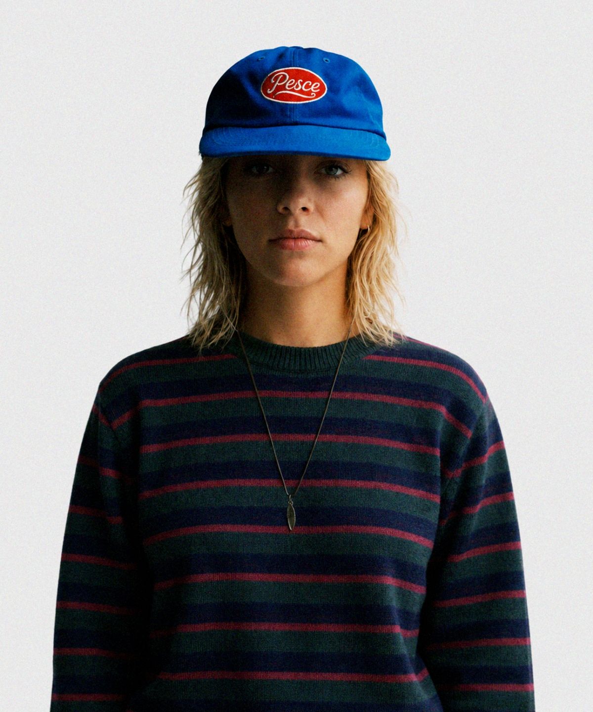 페셰(PESCE) Billi Washed Cap - Red Patch