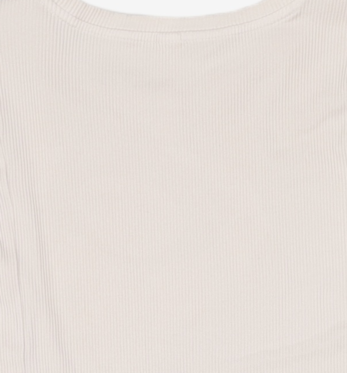 배럴(BARREL) 배럴핏 골지 숏 슬리브 화이트 (BI1WFSH35WHT) M