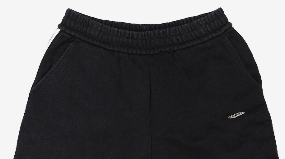 오프닝프로젝트(OPENING PROJECT) W Ribbon Tape Bermuda Shorts - Black WS