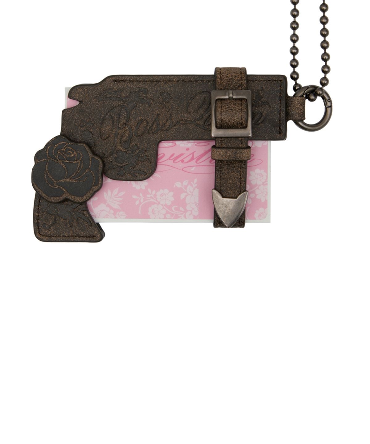 러브이즈트루(LUVISTRUE) RL PISTOL CARD WALLET(BROWN)