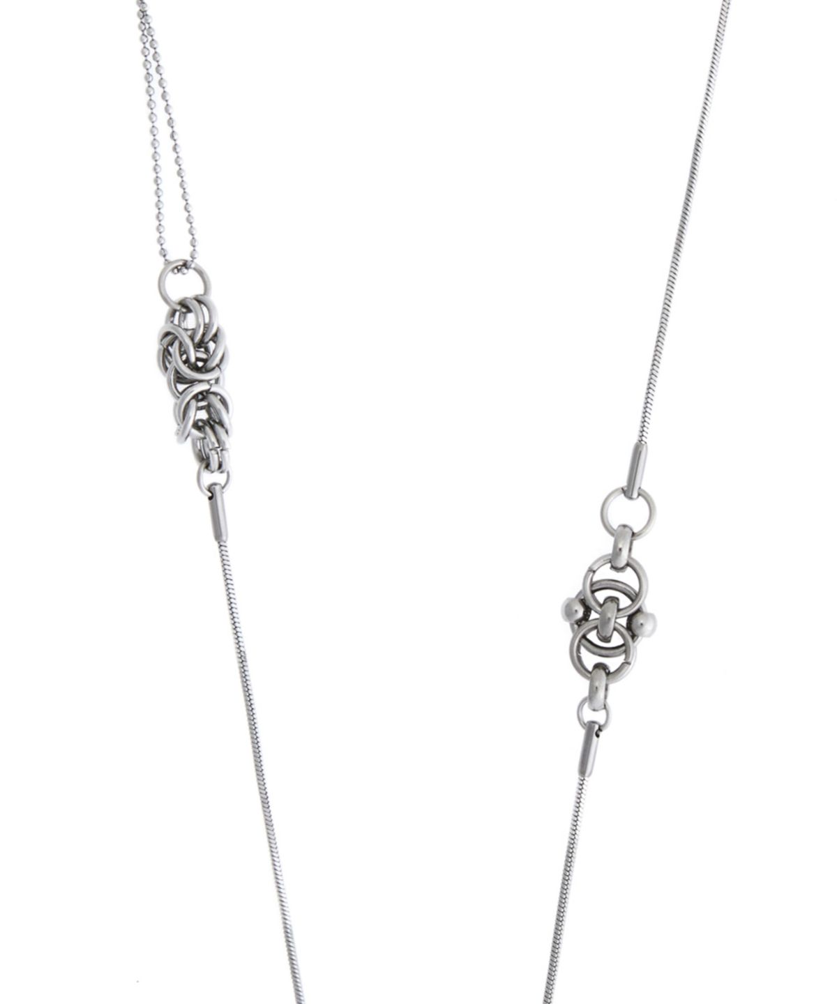 러브이즈트루(LUVISTRUE) RL SHIELD NECKLACE(SILVER)