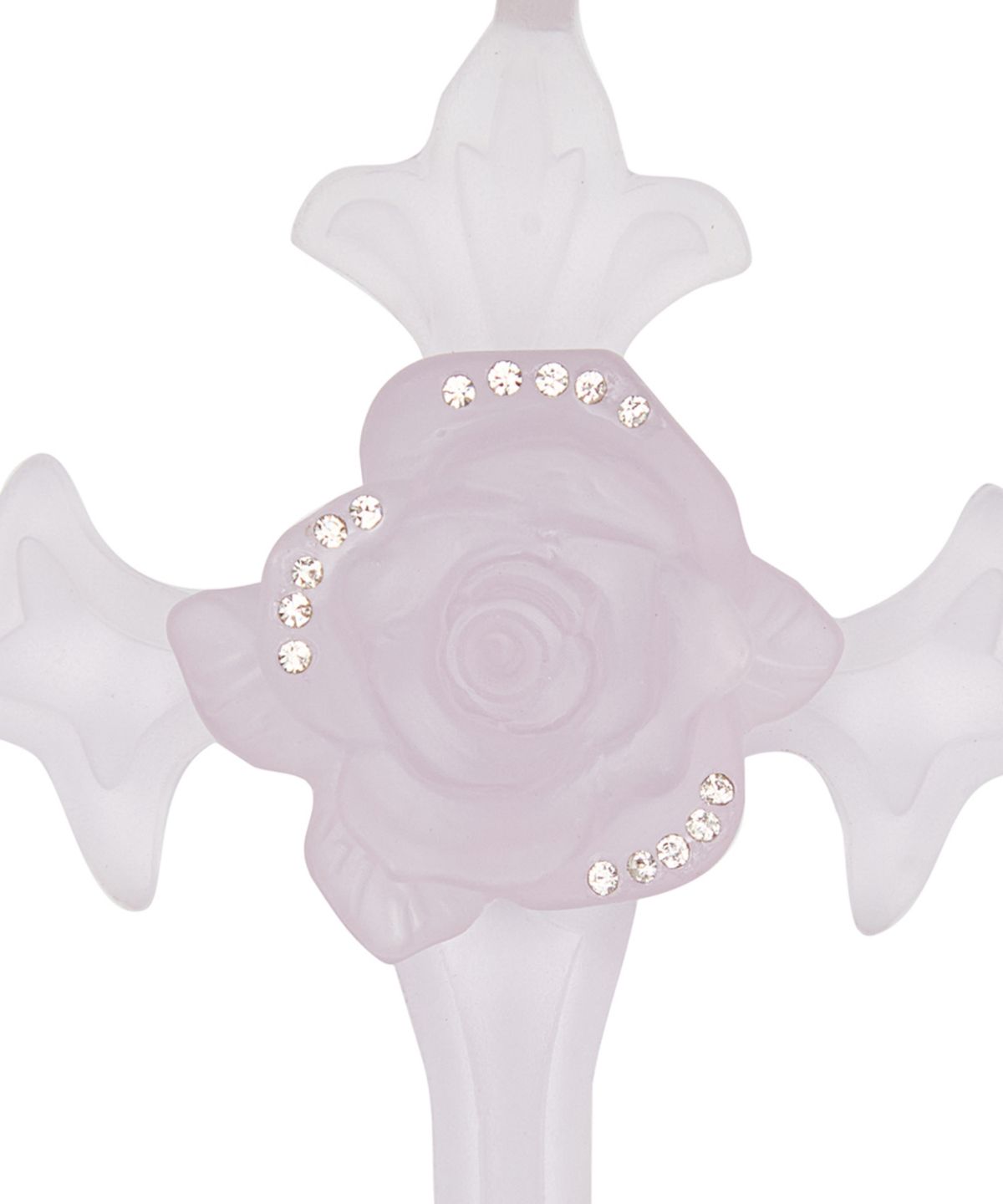 러브이즈트루(LUVISTRUE) RL ROSE CROSS NECKLACE(PURPLE)