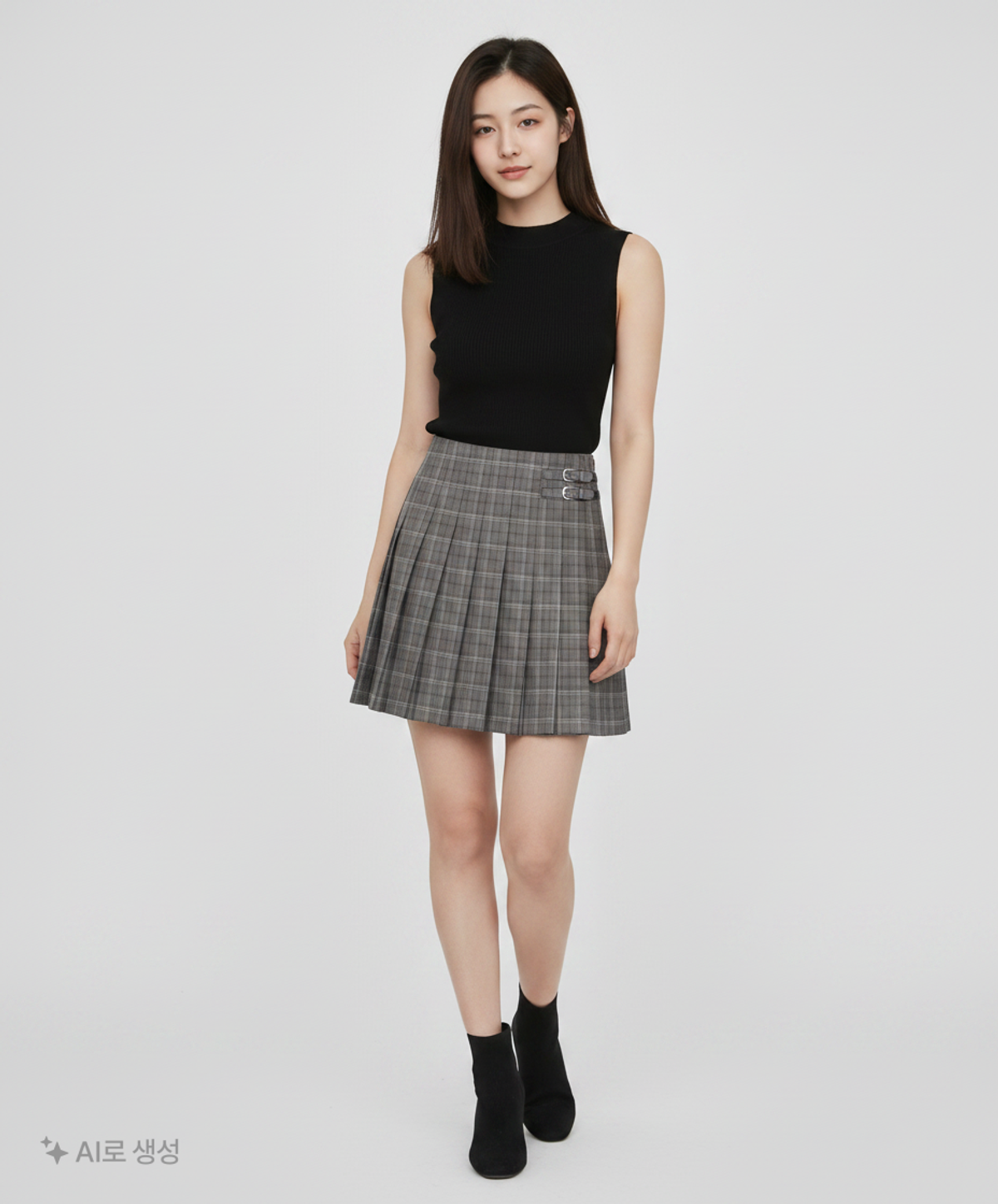 무신사 스탠다드(MUSINSA STANDARD) 미디스커트 S