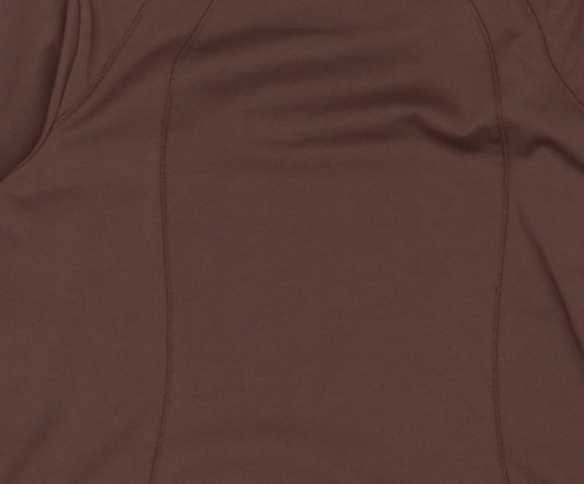 뉴발란스(NEW BALANCE) NBNDG2W322 / WOMEN 스트라이프 레이어드 티셔츠 (BROWN) S